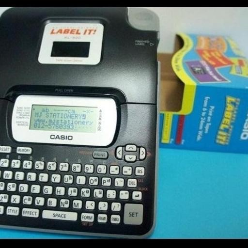 

Label Printer Casio (Digunakan Untuk Memberi Label Inventaris Kantor) New Stok