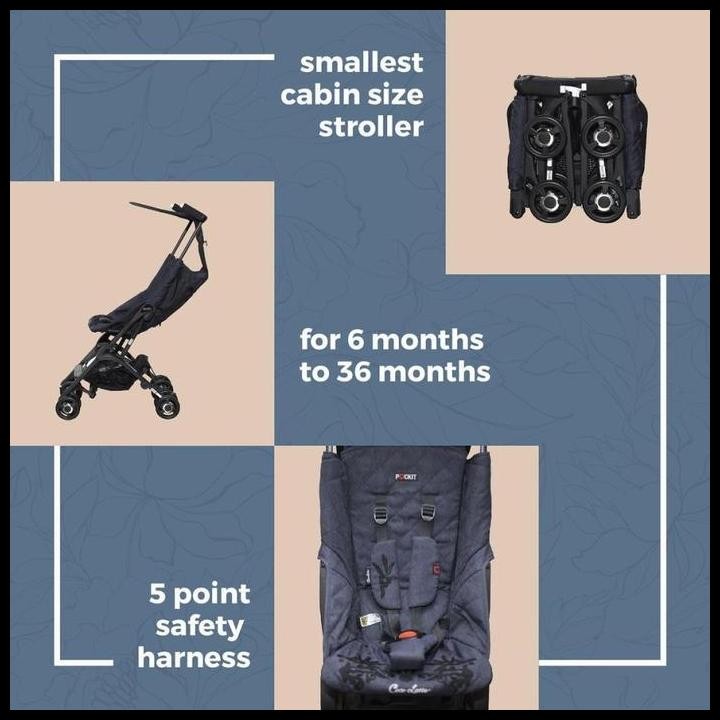 Terlaris Stroller Cocolatte Pockit 839/ Stroller Cocolatte Pockit 839 (Gen7) / Pockit Jmb High Quali