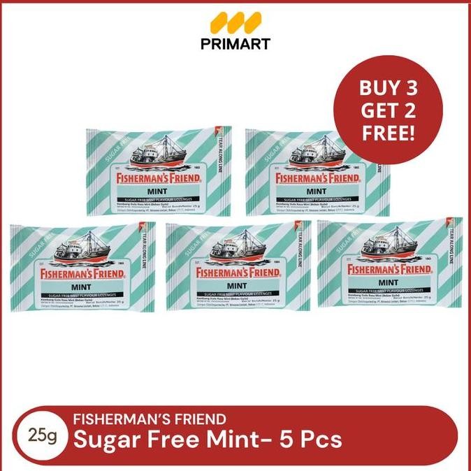 

Fisherman'S Friend Permen Mint 25Gr Buy 3 Get 2 Free