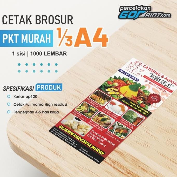 

TERBARU - Cetak Brosur 1/3 A4 1000 Lembar