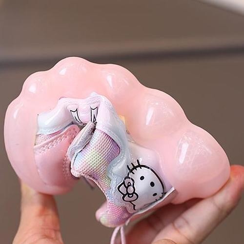 LKM457 Sepatu Sport Anak Perempuan Casual Bayi Dengan Lampu LED Sekolah [1KG 3PC] HALOMOMS HT