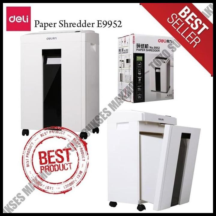 Terlaris Penghancur Kertas Deli E9952 - Paper Shredder Deli E9952 Good Quality