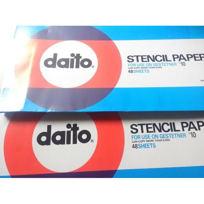 

Kertas stencil daito/ stencil paper daito