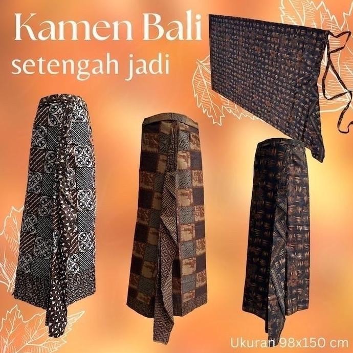 Kamen / Kancut Bali Katun Setengah Jadi Dewasa