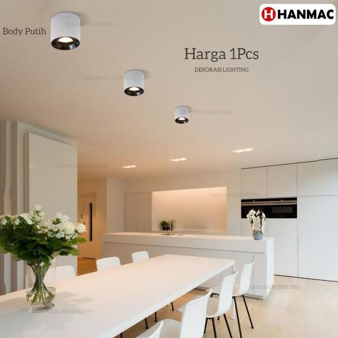 Lampu downlight outbow Mr16 kap rumah lampu reflektor chrome teras