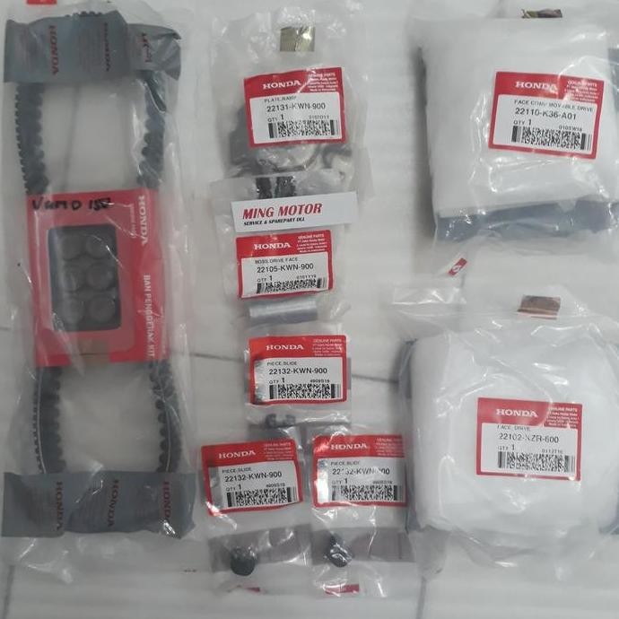 Vanbelt kit Vario 150 K36 komplit Asli Ahm