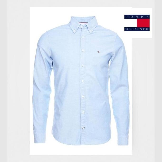 Kemeja Polos Panjang Premium TOMMY HILF // Kemeja Polos Panjang casual premium pria TOMMY HILF