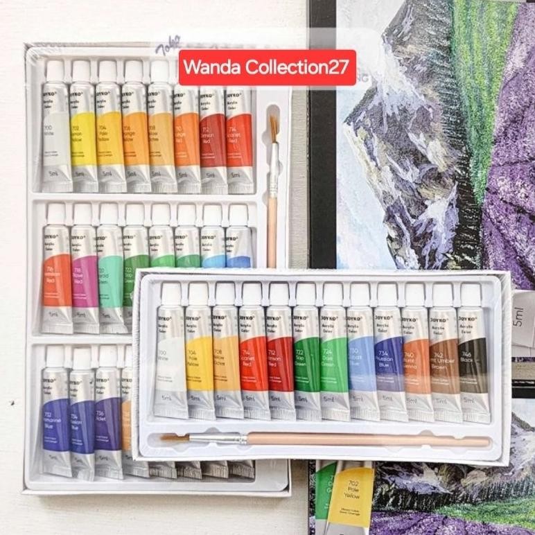 

Cat Akrilik Set Joyko 5ml ACC-5 | Joyko Acrylic Set - ACC-5-12 WARNA AST