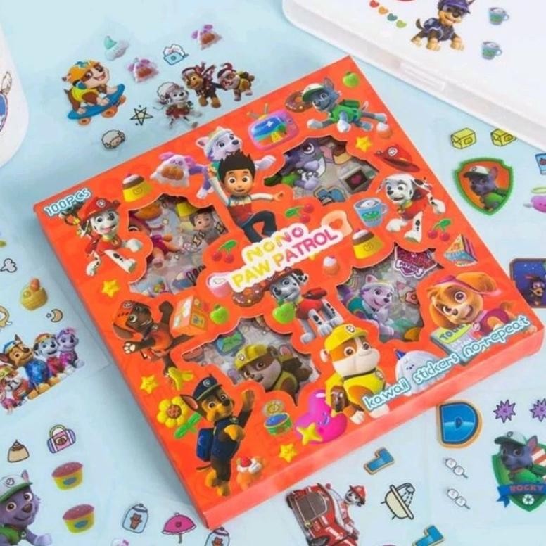 

Stiker Nono Paw Patrol 100 lembar Aesthetic Sticker Souvenir AST