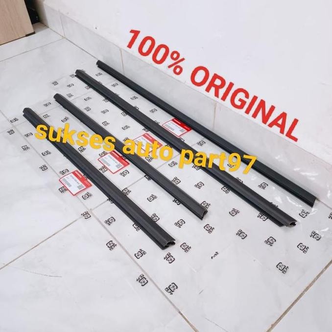 pelipit karet kaca luar jazz rs ge8 2008-2013 harga 1set original