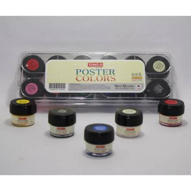 

SET 12 POSTER COLORS DONG A CAT POSTER AST