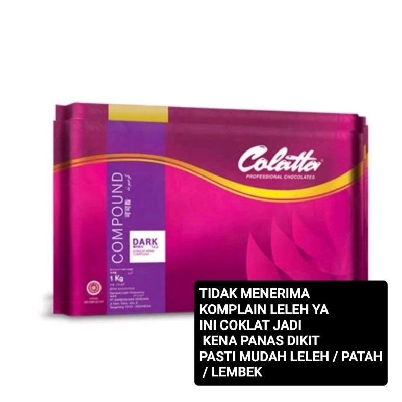 

COLATTA DARK COMPOUND BLOCK 1 KG (WAJIB BACA DESKRIPSI DAN FOTO PRODUK)
