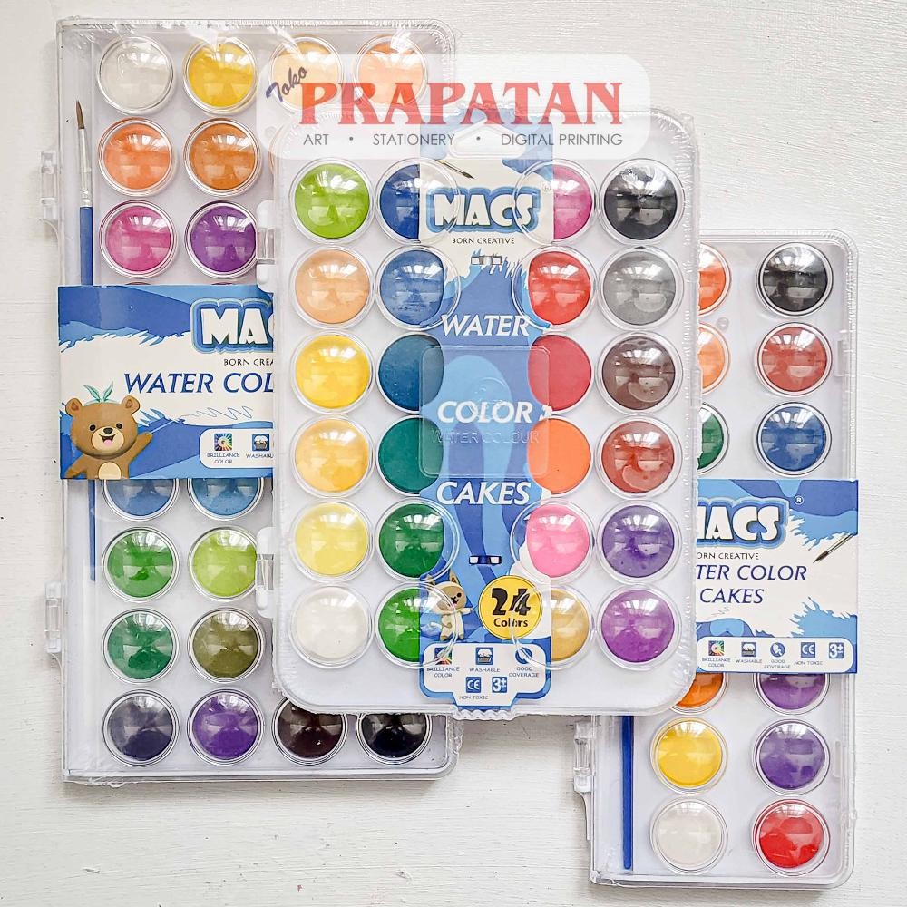 

Macs Watercolor Cakes Block Set | Cat Air Set AST