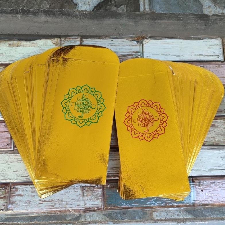 

20 PCS Angpau Lebaran SULTAN UKURAN PANJANG Mengkilat Murah AST