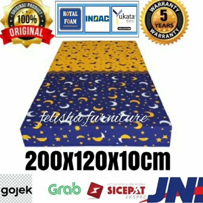 Kasur Busa INOAC & Royal Foam 200x120x10cm & 200x140x10cm Anti Kempes