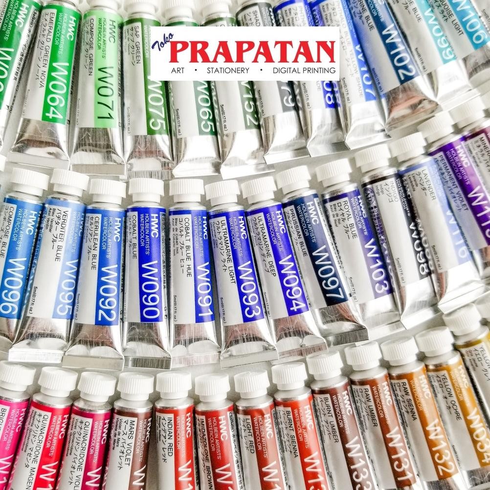 

Holbein Artists Watercolor 5ml Part 2 Green/Blue/Violet/Brown | Cat Air AST