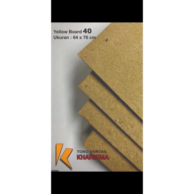 

Yellow-Board no 40 size 65x77 ( per pack isi 40 pcs ) AST