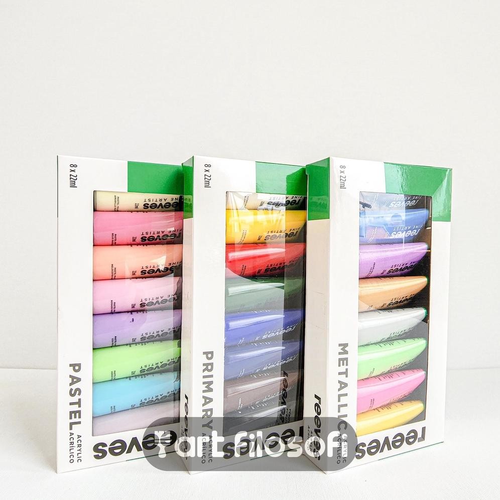 

Cat Akrilik Reeves Set 8x22ml | Reeves Acrylic Set AST