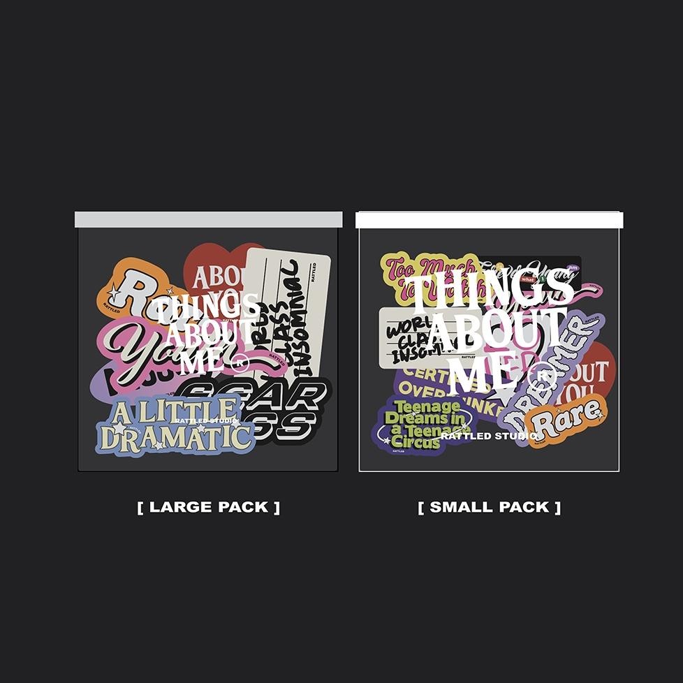 

ABOUT YOU by Rattled Studio | Scrapbook Journaling Stiker Deco Glitter Hologram Holo Sticker AST