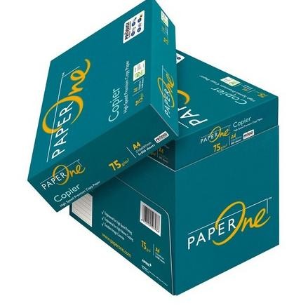

Kertas HVS A4 75gram Paper One (1 Dus 5 rim) AST