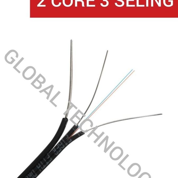 Fiber Optik 2 Core 3 Seling 1Km New Stok