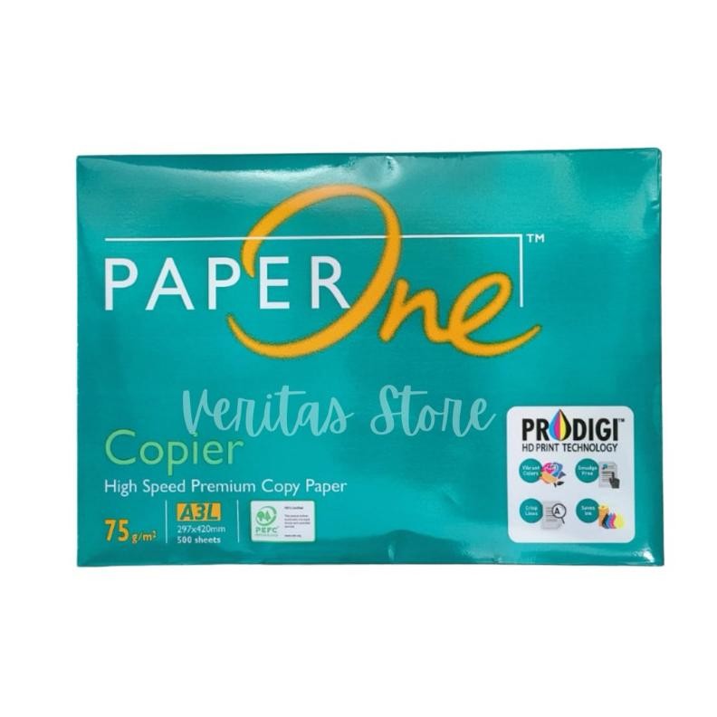 

Kertas HVS A3 PAPERONE 75 Gsm isi 1 Rim (500 Lembar) AST