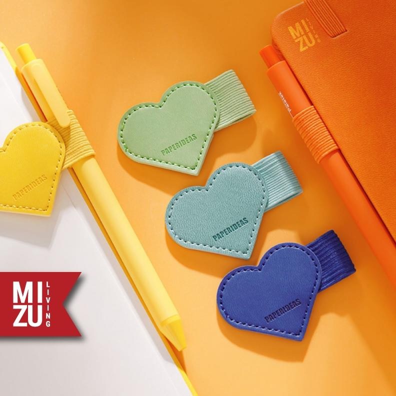 

PAPERIDEAS Elastic PEN LOOP with Sticker for Notebook Journal Handphone Monitor Fountain Pen Friendly AST