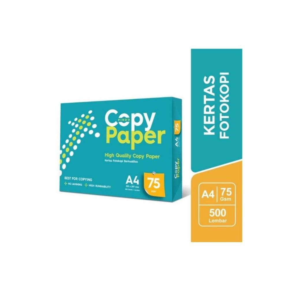 

Kertas Hvs A4 75 Gsm - Copy Paper (1Rim) 500 Lembar / Kertas Fotocopy / Kertas Print / Original AST