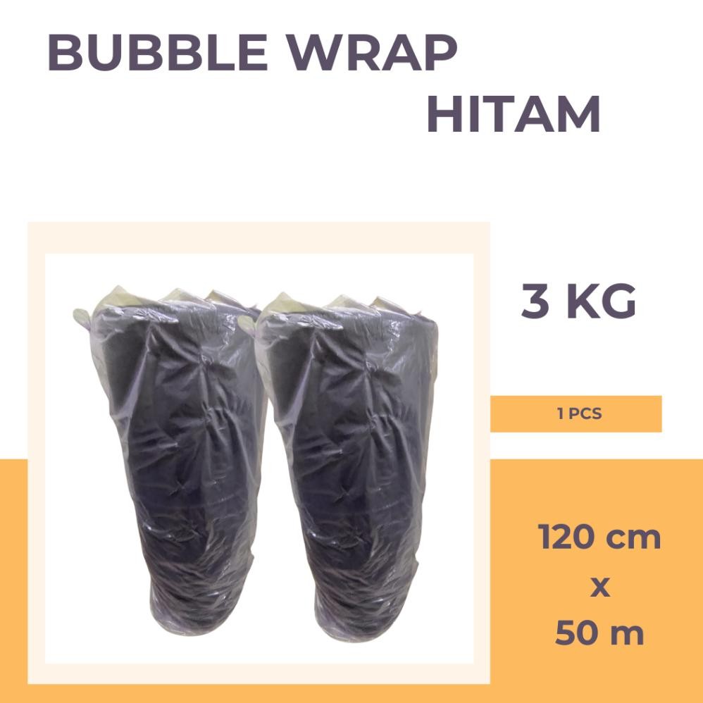 

(GRAB/GOJEK) BUBBLE WRAP PREMIUM HITAM 120CM X 50M KAKU 3KG AST