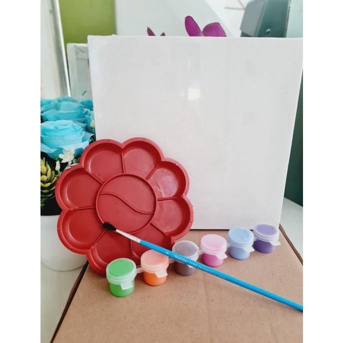 

PAKET HORE Set Lukis Canvas Lengkap dan Murah 5ml x 6 warna AST