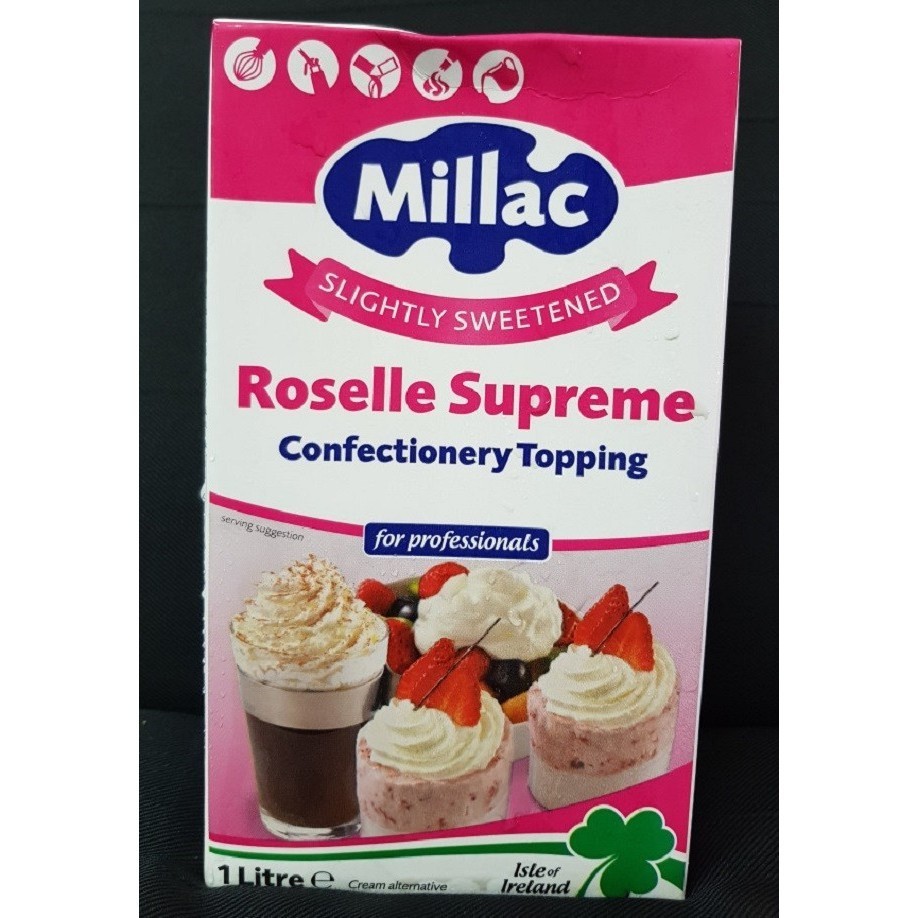 

Whipping Cream Roselle Supreme Millac 1 L