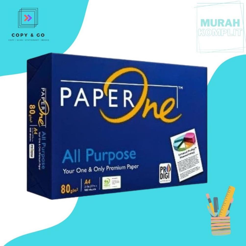 

Kertas HVS A4 80 gsm PaperOne AST