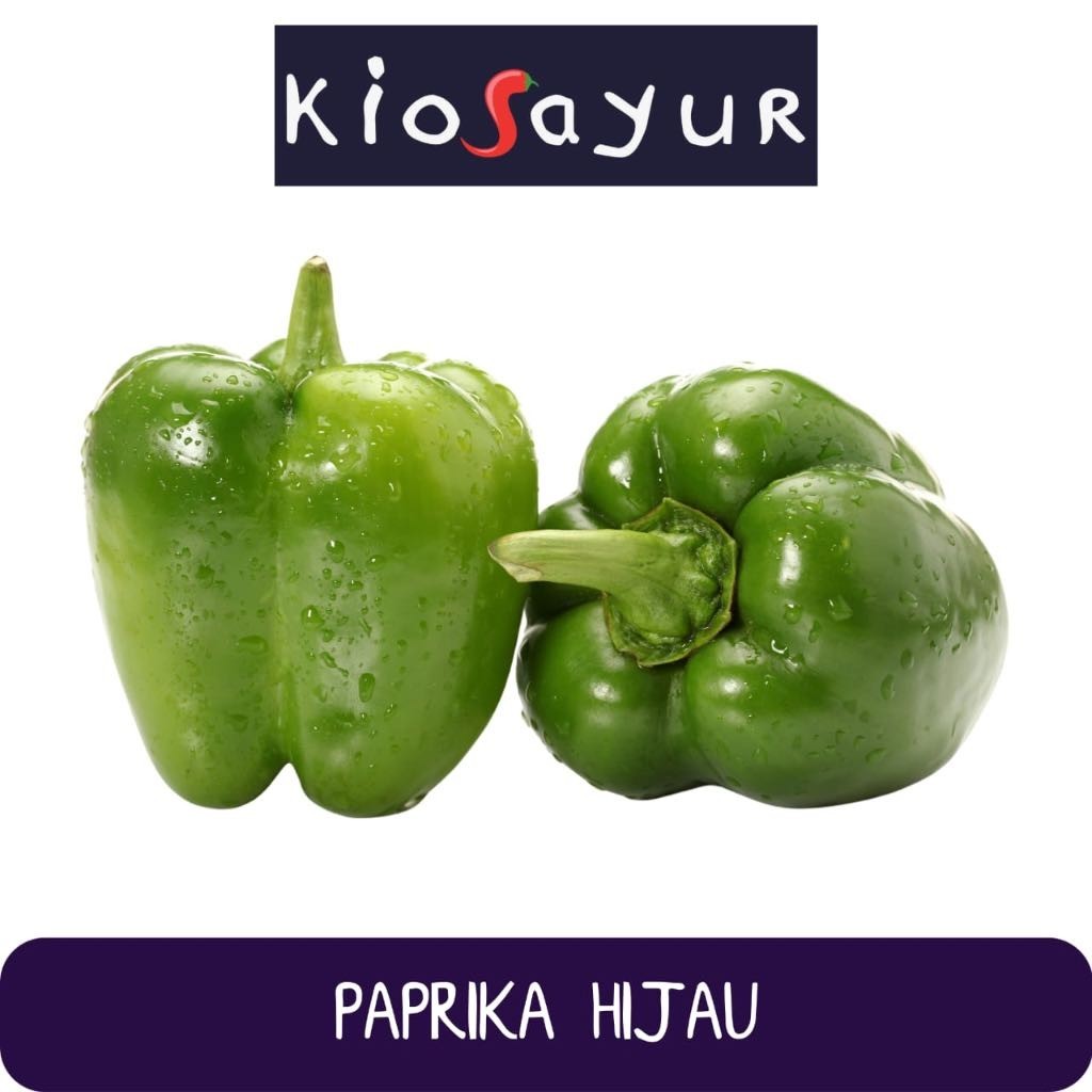 

Paprika Hijau / Green Bell Pepper Kiosayur