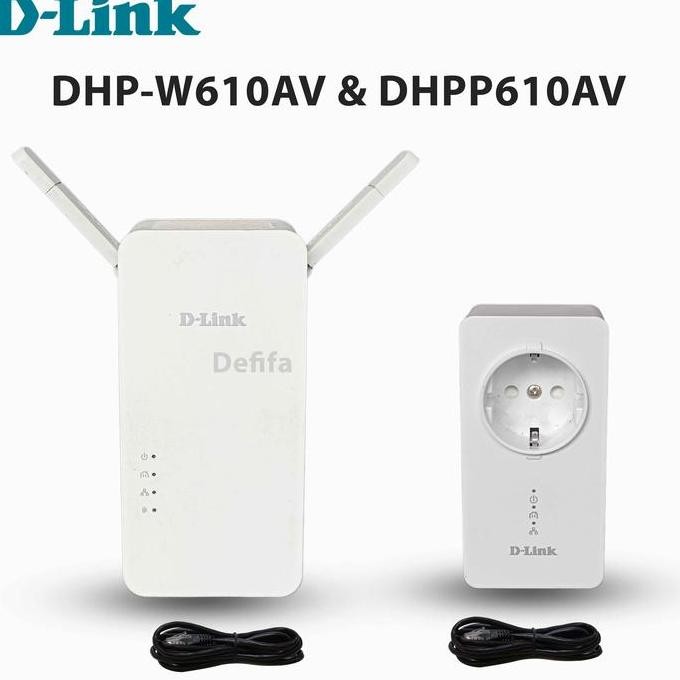 D-Link Power Line Av2 1000 Wi-Fi Ac1200 Adapter Dhp-W610Av Dhp-P610Av New Stok