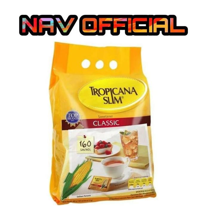 

Tropicana Slim Sweetener Classic 160 Sachet