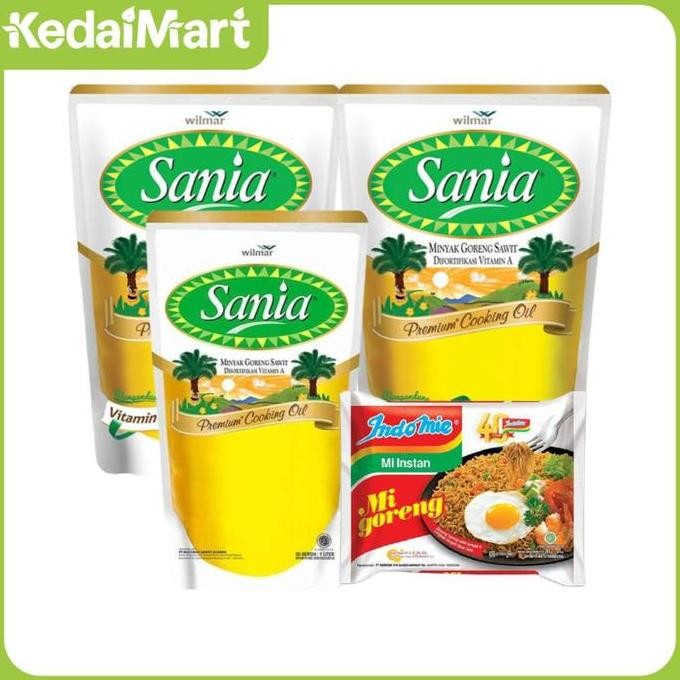 

Minyak Goreng Sania Mix A + Indomie Goreng Pcs