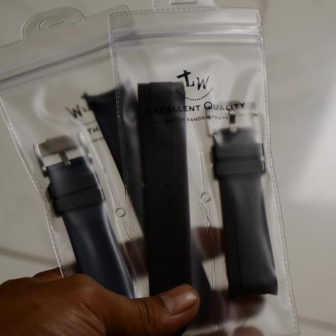 Tersedia Curved Rubber premium strap- Tali jam tangan 22Mm -Rubber curved