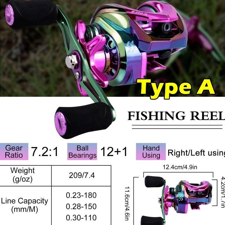 Sougayilang Reel Pancing Casting Reel 7.1:1 Reel Bc 11+1BB Gulungan Pancing Casting Joran Pancing