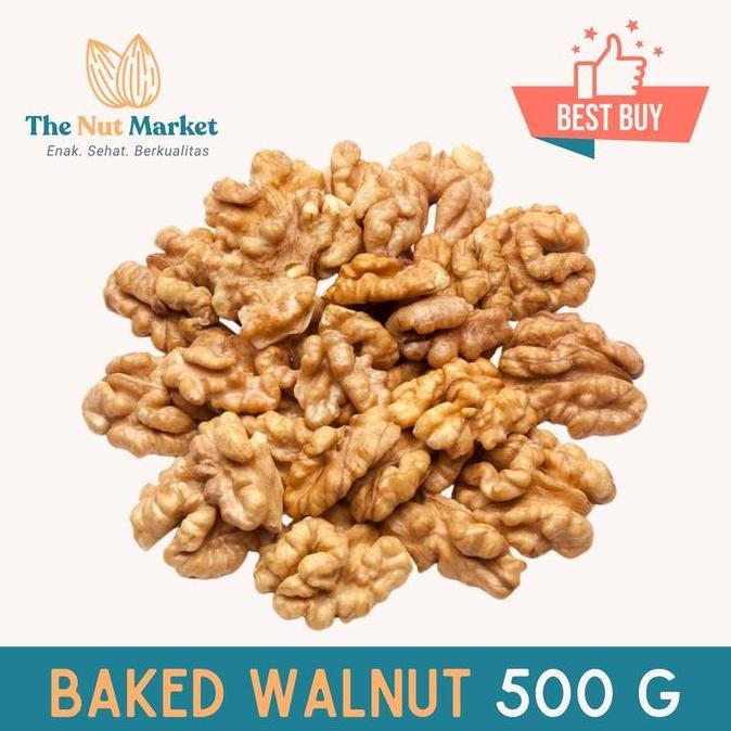 

Kacang Walnut Oven (Roasted Walnut) Usa Imported, 500 Gram