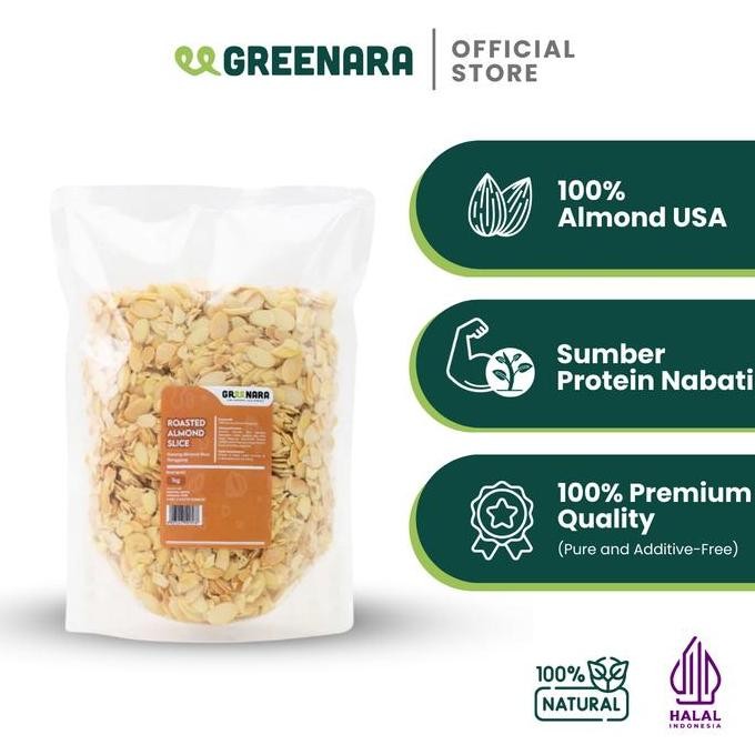 

Kacang Almond Iris 1 Kg / Almond Slice