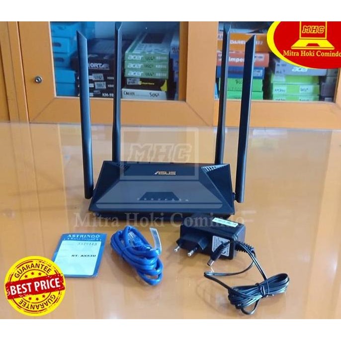 Wireless Router Asus Rt-Ax53U Wifi Router Asus Rt-Ax53U New Stok