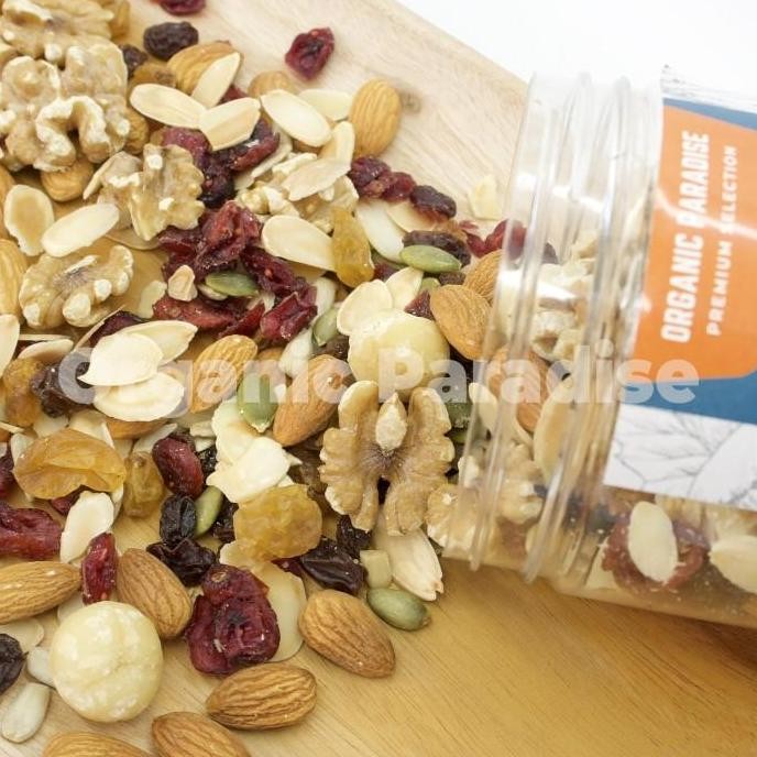 

Snack Kacang Mix H Bite 500 Gram / Trail Mix Nut Roasted H Bite 500 Gram Natural Food Snack