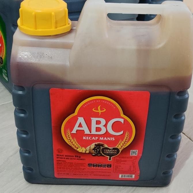 

Kecap Manis Abc Jerigen / Dirigen / Galon 6Kg Gojek