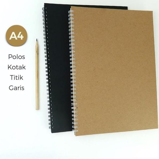 

Buku Tulis A4 Jilid Spiral | Notebook Co