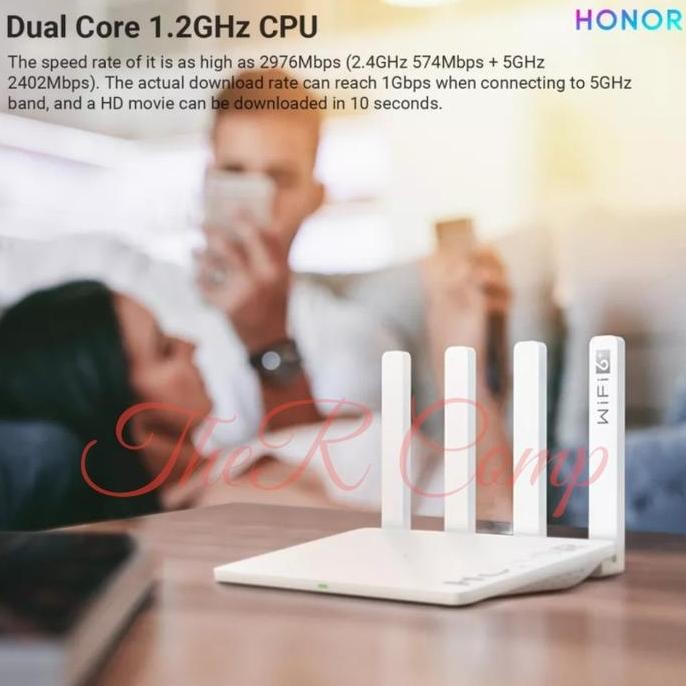 Huawei Honor Router 3 Dual Band Wifi 6 3000Mbps New Stok