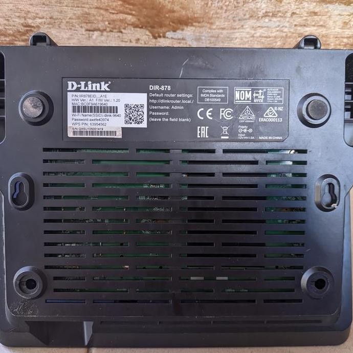 Dlink Dir878 Openwrt Gigabit Loadbalance Autologin Wms D Link Dir 878 New Stok