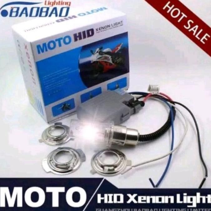 [Allthebest] LAMPU MOTOR HID H6 / MOTO HID H6 / HID XENON LIGHT 8000K 10000k 12000K