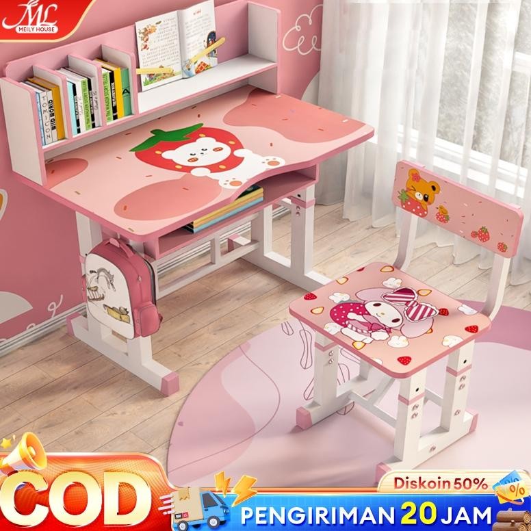 Meja Belajar Anak Set Kursi Meja Belajar Anak Meja Sekolah Meja Kursi Belajar Anak Dan Kursi Set