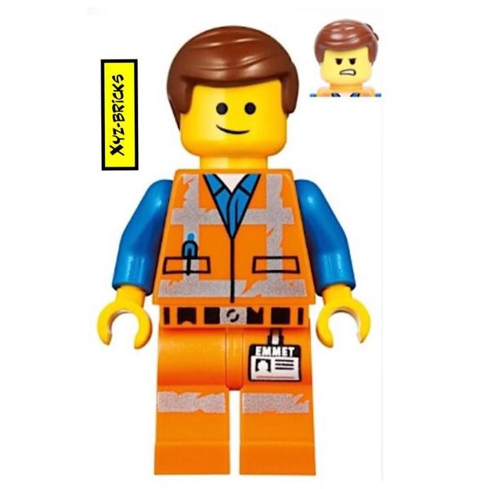 LEGO TLM142 - The Lego Movie 2 Emmet Minifigure (Lopsided Smile/Angry)
