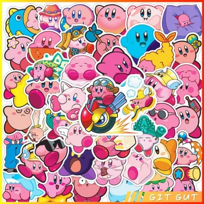 

Sticker Pack Stiker Vinyl 50 Pcs Kirby Game Co